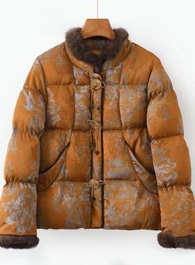 【烈儿宝贝直播间】子母依蝴蝶结圆扣棉服25408BKF508