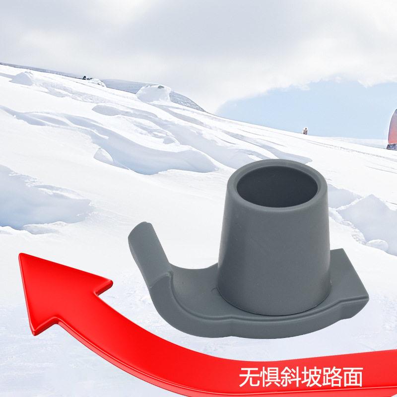 老人助行器橡胶脚垫残疾人术后学步车雪橇脚垫跨境发老人用品