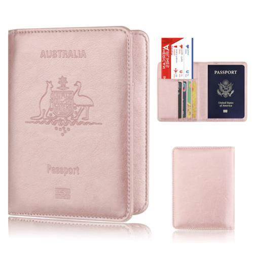 澳大利亚护照防磁护照保护套pu护照夹Australian passport holder