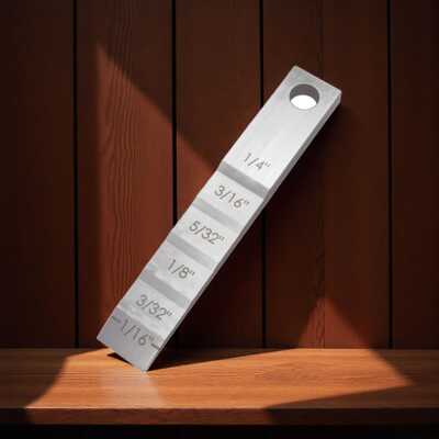 2 PCS 2130 Small Pipe Spacer Wedge Stepped Guage管道楔块工具