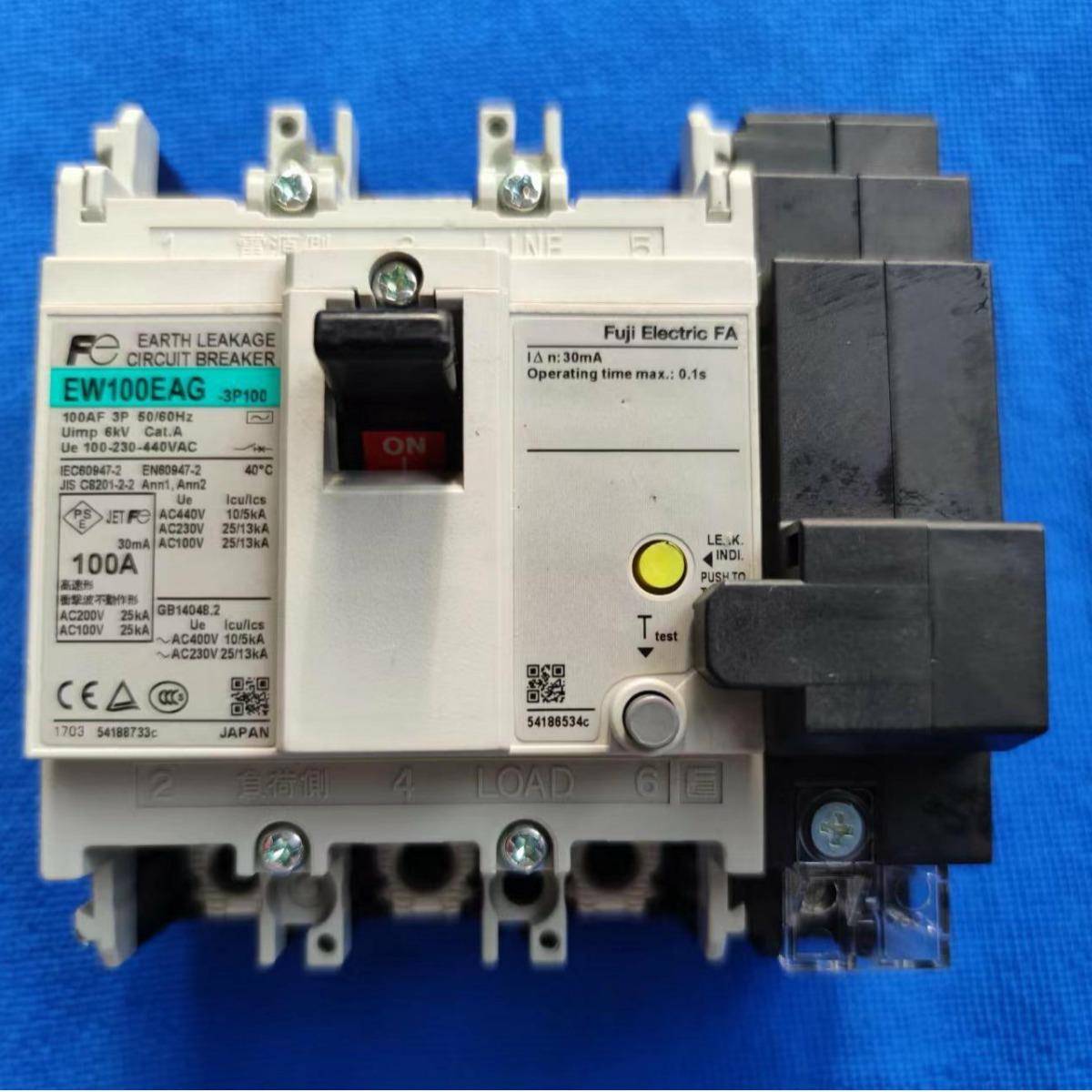漏电断路器EW100EAG 3P30MA 100A 100B 外挂脱扣器BZ6F410C
