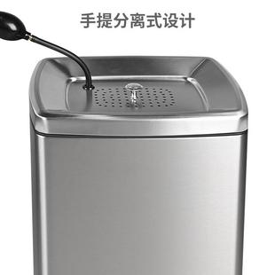 商用不锈钢茶渣桶大号客厅茶水分离垃圾桶家用泡茶废水桶