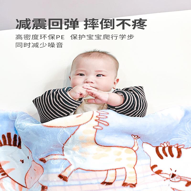 爬爬垫加厚婴儿儿童地垫家用折叠客厅无毒无味床边防摔宝宝爬行垫