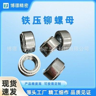 现货供应铁压铆螺母S-M8-0/1/2圆形压铆螺母钣金铆接件1000个/包,基础建材,螺母,淘宝优惠券,粉丝福利购,淘宝优惠卷
