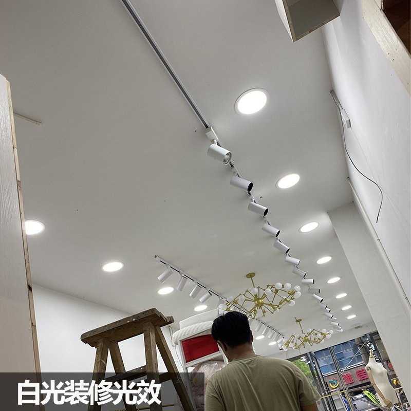 筒灯led灯4寸15W5寸1p8W6寸24W开孔11 12 14 16公分cm工装工程孔
