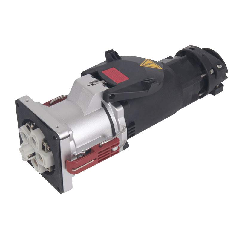 大电流工业插头5芯200A航空插头铸铝防水插头