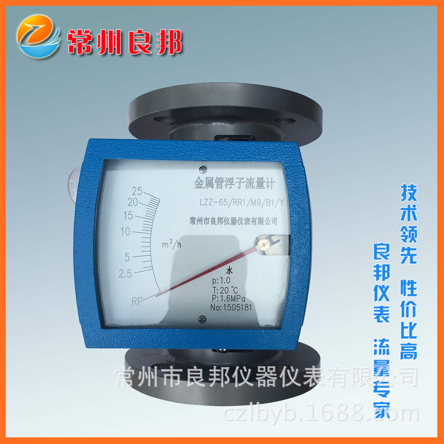 供货LZZ-100金属管浮子流量计 指针显示测量稳定 液体流量计