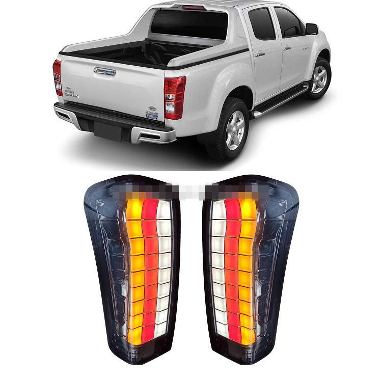 适用于五十铃ISUZU D-MAX 2019 D-MAX尾灯LED后灯刹车灯即插即用