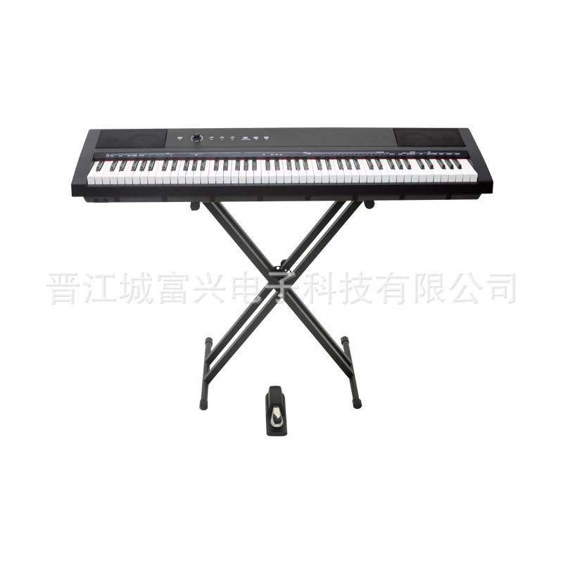 贝斯特便携式88键钢琴力度数码钢琴电钢琴海关外贸出口