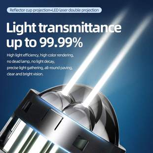 led大灯 K20 双杯双直射LED汽车前大灯汽车车灯 P12MAX 汽车 PRO