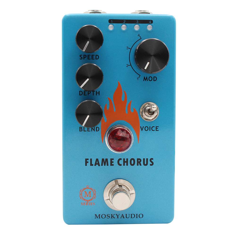 MOSKYAUDIO FLAME CHORUS 吉他效果器 合唱效果器