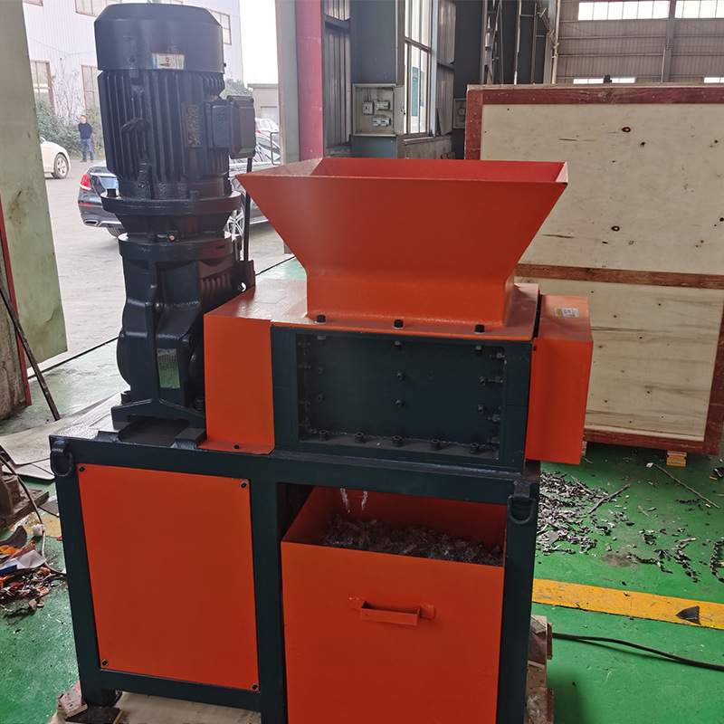 现货400型双轴撕碎机 小型撕碎机 金属塑料餐厨生活垃圾废旧家电