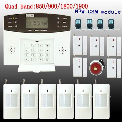英文GSM报警器报警器防盗器家用防盗器警报器外贸出口