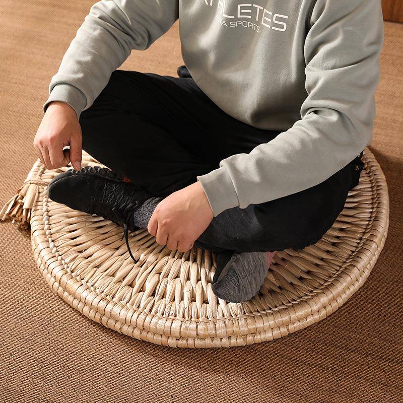 草编垫子田园打坐垫禅修垫拜垫拜佛垫跪垫家用静坐禅垫蒲团坐垫
