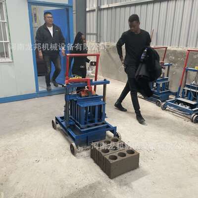 煤灰水泥砌砖砌块机 小型移动砖机 炉渣免烧砖成型机