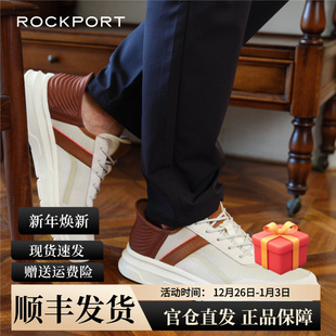 春秋透气网面健步鞋 男一脚蹬运动休闲鞋 乐步闪穿鞋 Rockport