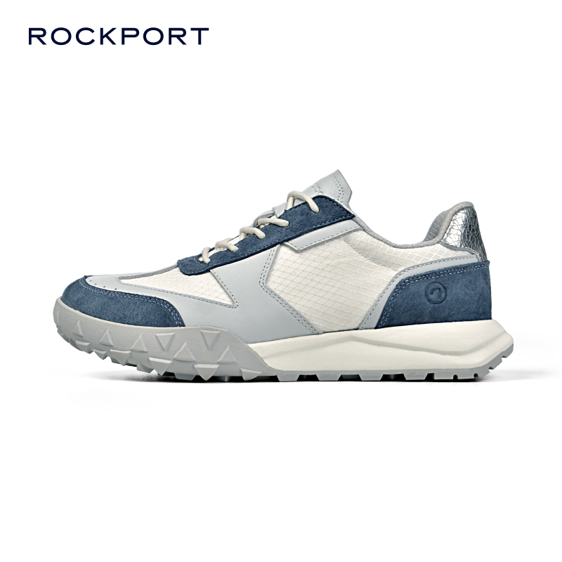 Rockport/乐步时尚复古休闲鞋2025夏季新款拼色运动跑步鞋女