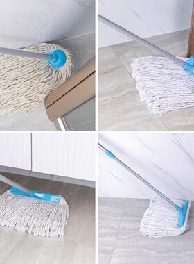 墩布头拖手工家把工用加厂厚AL100481吸水拖普通老式棉纱棉线拖拧