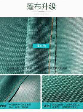 棚动三轮车篷布电雨篷防晒防水加防厚三轮AL100347车车棚车篷布帆