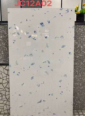 山0瓷砖通体大理石亮面水磨石客876厅地砖600x12佛0色蓝色颗粒墙