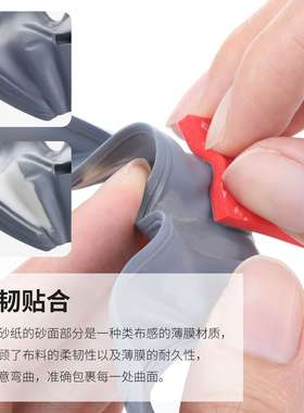 海绵打砂纸套装劲爽型01系列XSS20-S高达水口曲面磨弧面抛光