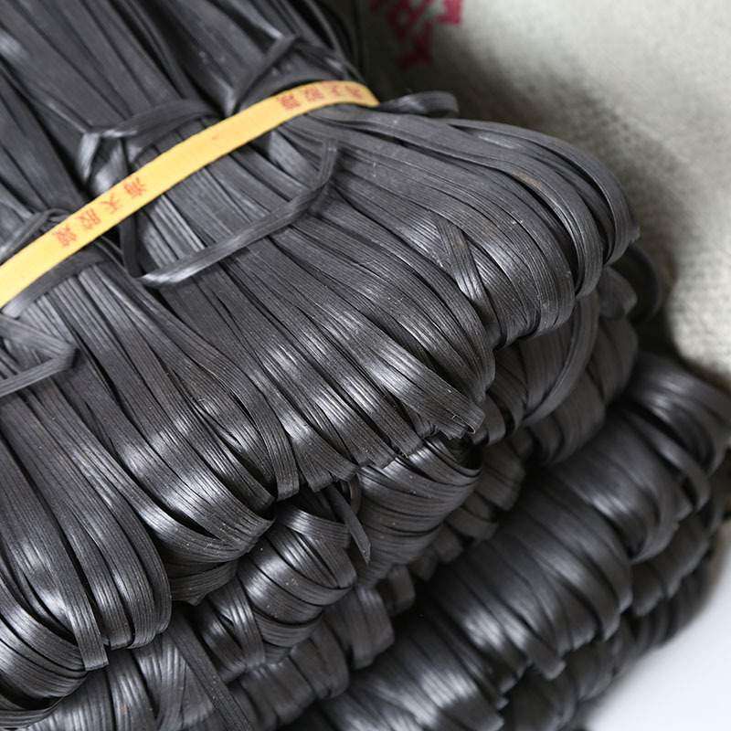 厂家直销建筑棚架专用扎篾捆扎带竹架绳建筑工地搭竹架 黑色胶篾