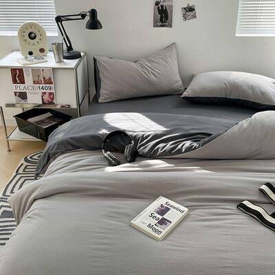 2205提2学生花泡泡新0款大嘴猴宿舍床单四套棉22AL1023725超件柔