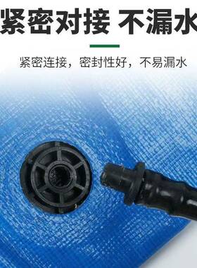 水带农用园林灌溉预孔水带地插微织喷主管免制OUS孔加打厚编水带