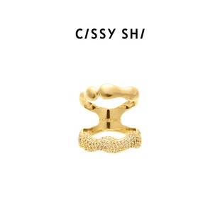 CISSY SHI温蒂妮的记忆系列相逢戒指开口设计感金银百搭新品女