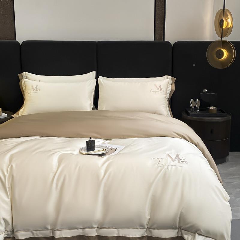 长绒棉6母四婴级jDY8K66yA类0支纯棉件套棉全被套床单床上用品南