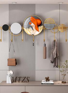 铁挂艺VFK装关饰钩玄进门玄钥匙关挂衣架壁挂墙上创意轻奢入户挂