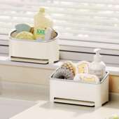 厨房沥水架水边海槽绵BZS物抹布台面收纳洗手水台置架池钢丝球架