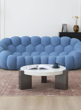 轻奢性创意极简27161异形沙个艺发式意客厅布沙发罗奇堡网红泡泡