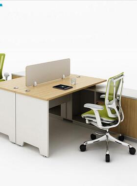 公家具办公桌人位桌椅组员工桌办隔MRQ断屏风财务电4脑合桌职员卡