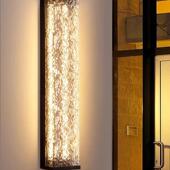 外灯楼户90梯壁壁灯新款 阳台壁轻灯入户门防水户外奢长条墙上门前