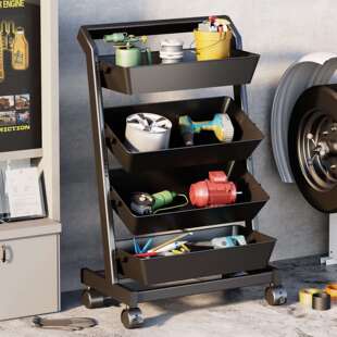 夹缝菜12922架子物厨房置放架落地多层家用篮水果蔬菜收纳筐菜子