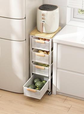 ?厨夹缝蔬收纳架子落地果蔬房菜AL102347篮放子多层水果储物置菜