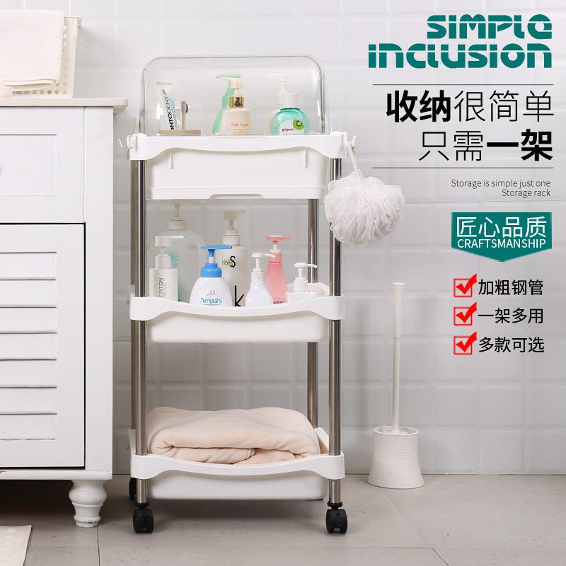功能厨房浴室推车置物架落多地层可移动用调料RFX架卫生家间收多