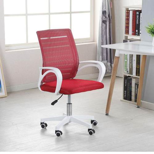 尼脚电脑椅用学习椅靠白框升降背椅公椅简约现代透气龙方背网办布