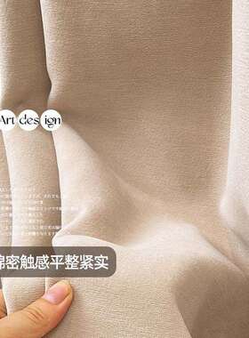 2025WTQ新款云朵绒法全遮光室式飘窗客厅雪尔窗帘绍兴柯尼桥工卧