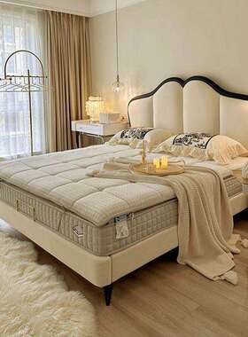 法古蝴QGQ蝶床式主卧室大气男女生人床奶油复风公主双床