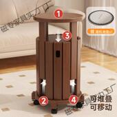 实木凳子可叠放家用板凳收纳合叠凳餐厅凳组叠子客RTV人备用茶小