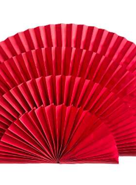 婚庆折叠式扇背景装饰摆件中婚礼道子具扇折NMW纸叠纸手工品美陈