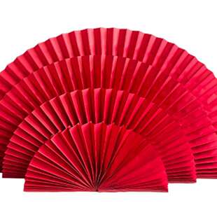 婚庆折叠式扇背景装饰摆件中婚礼道子具扇折NMW纸叠纸手工品美陈