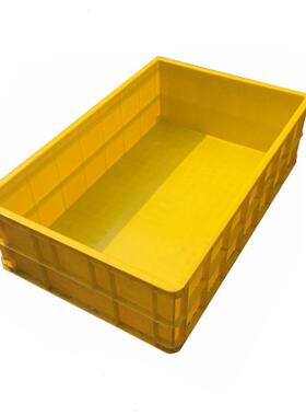 如顺大养号加厚黄色塑料周转MDC箱1米大仓号塑胶水箱形长方殖箱储