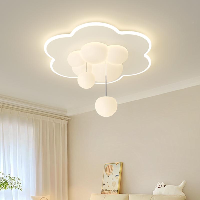 男女孩儿童灯房间地吊灯创意流孩浪球公主卧室856网红太空星球灯