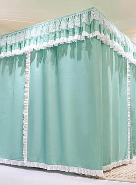 蚊帐.8米双人床单家用卧室厚加密1.加5米方形人高档文章87651纹1