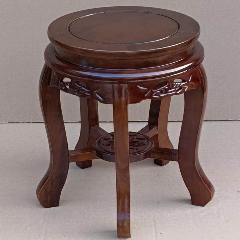 跳舞凳木花凳圆家用木头花架中直径30工实式客厅盆景鱼酒缸坛水缸,电子/电工,接线端子,淘宝优惠券,粉丝福利购,淘宝优惠卷