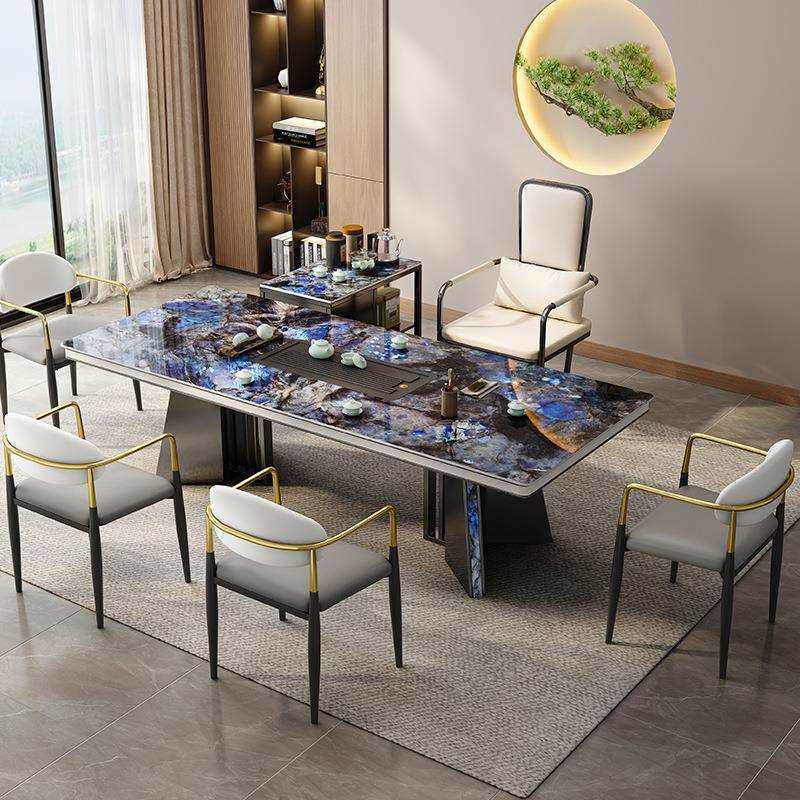 高端轻501奢简茶桌椅2约0款25新岩室板茶几办公大板茶台客厅阳台,电子/电工,接线端子,淘宝优惠券,粉丝福利购,淘宝优惠卷