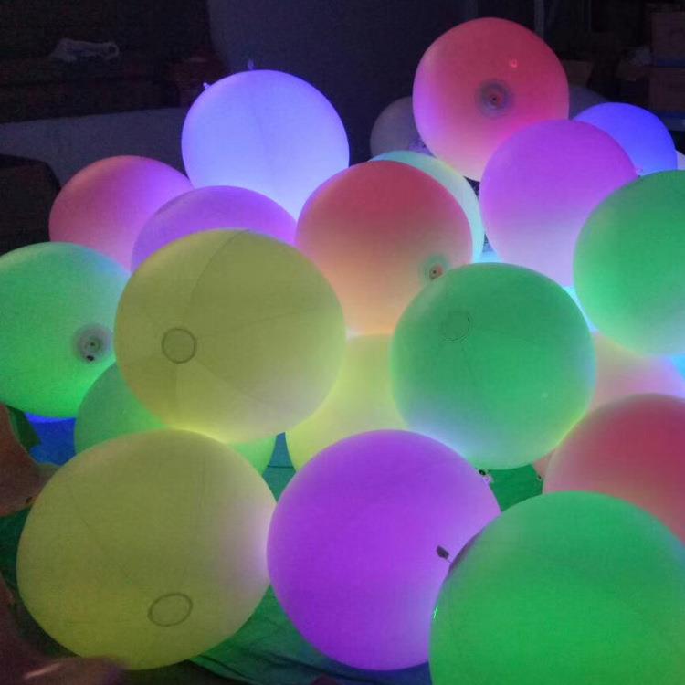 充气触碰发光气球ED灯落地模舞台水上手抛互动PV气C七彩变色009L